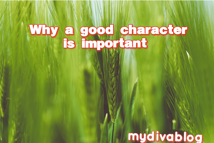 Why a good character is important. – Mydivablog